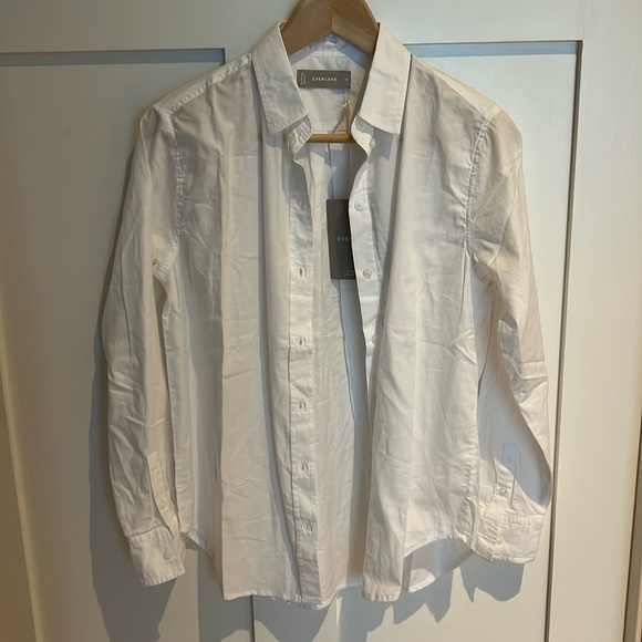 Everlane cotton button up size 00 NWT can fit up to small - Picture 1 of 3